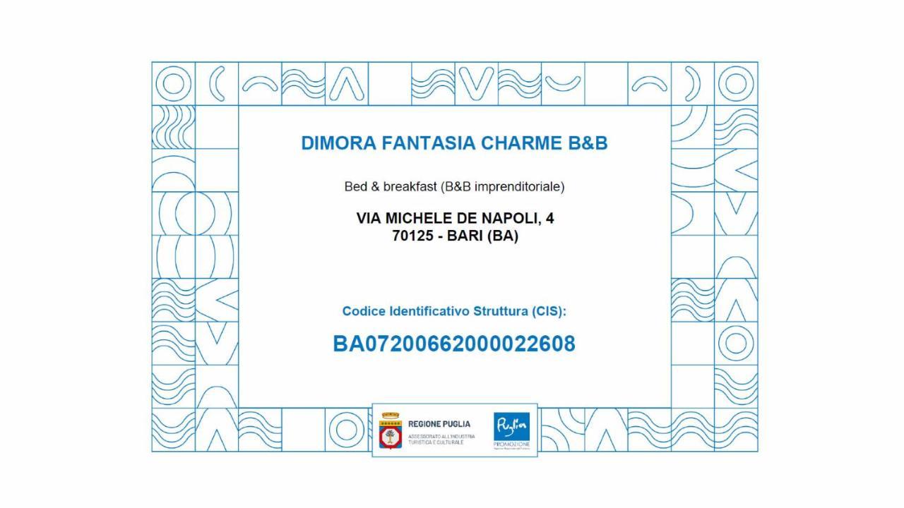 Bed & Breakfast Dimora Fantasia Charme Bari